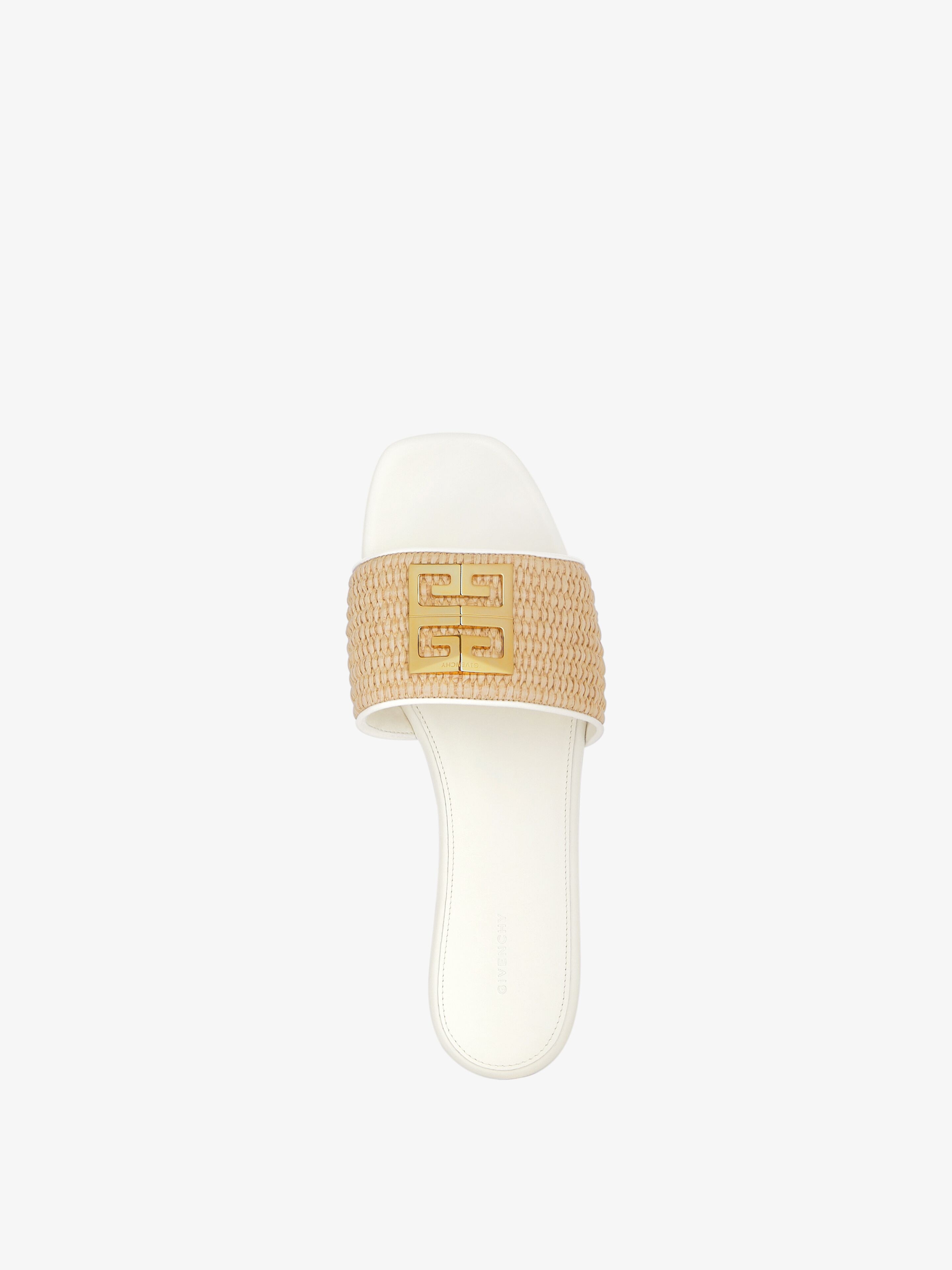 4G FLAT MULES IN RAFFIA - 5