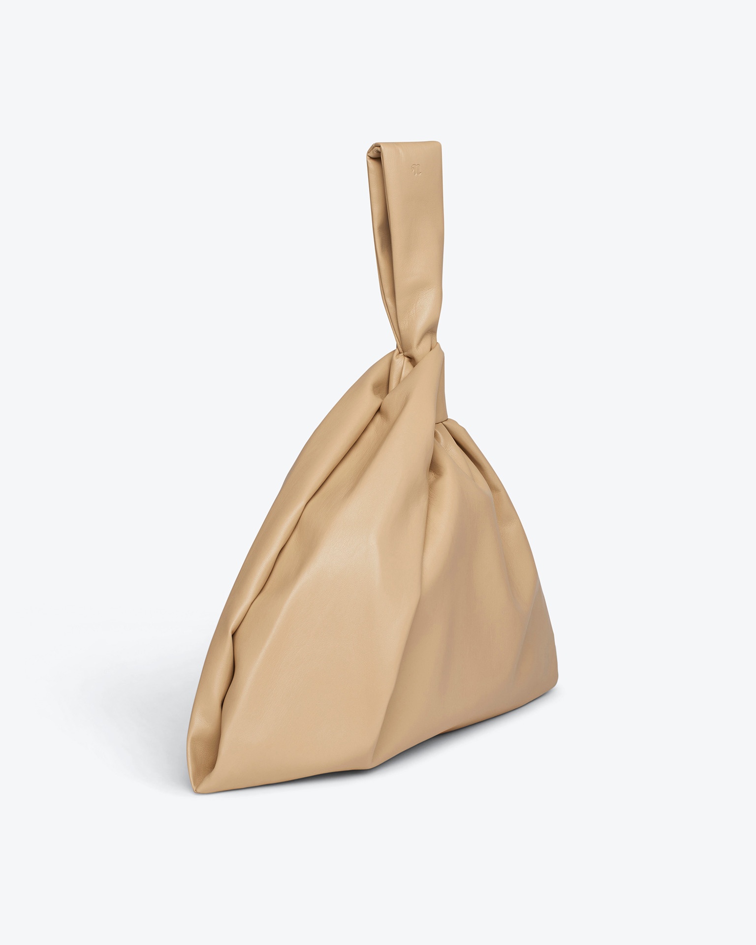 JEN LARGE - OKOBOR™ alt-leather clutch - Almond - 2