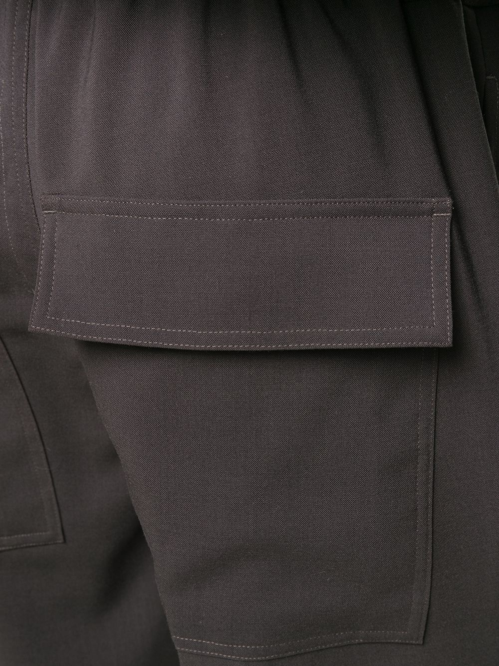 rear flap pocket track pants - 5