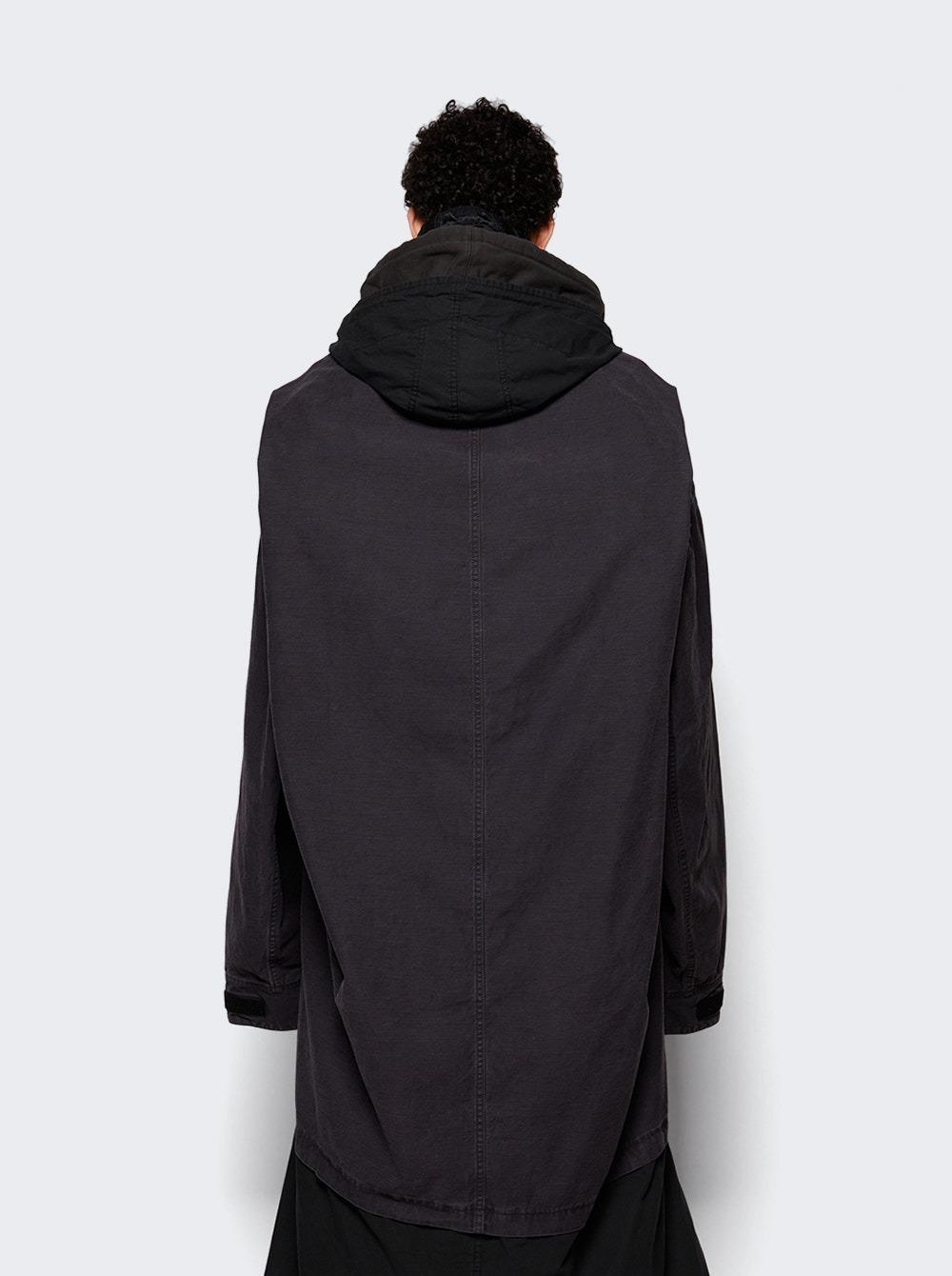 Quadruple Layered Coat Black - 4