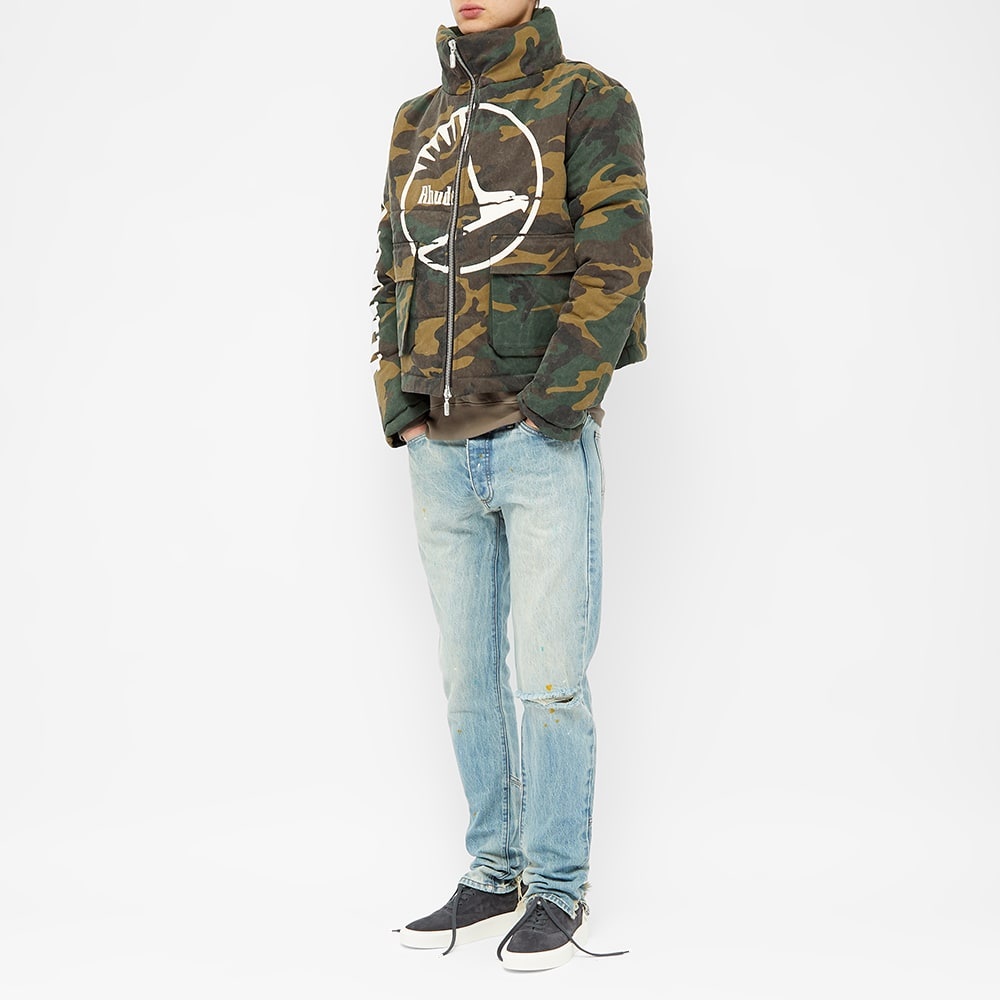 Rhude Collage Camo Puffer Jacket - 6