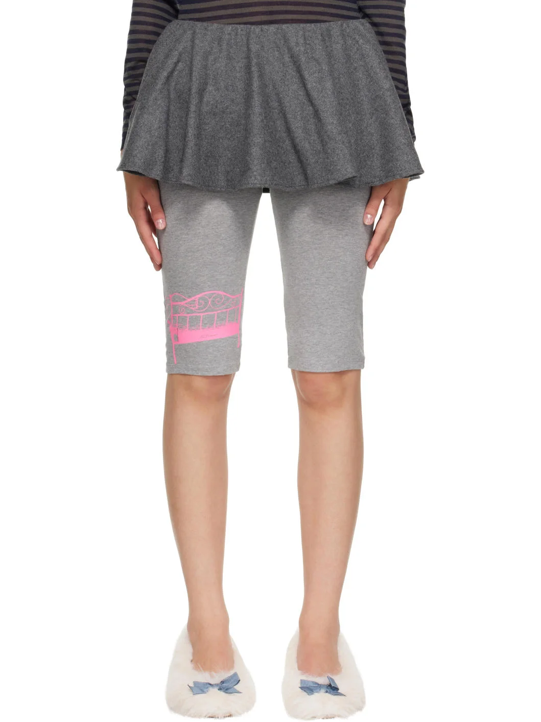 Gray Helio Skort - 1