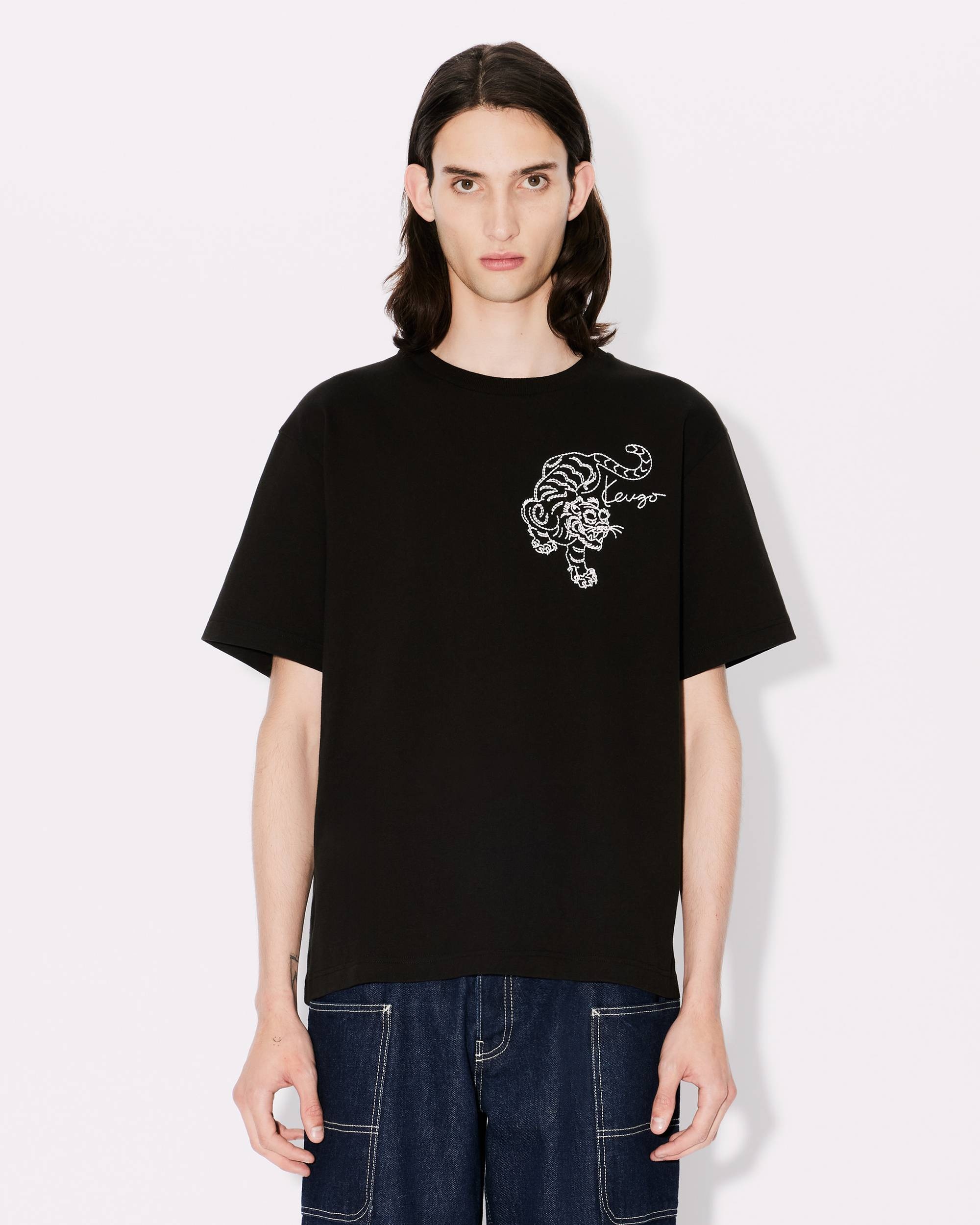 'KENZO Star Tiger' embroidered oversized T-shirt - 3