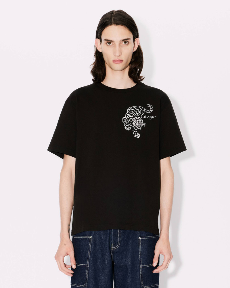 'KENZO Star Tiger' embroidered oversized T-shirt 3