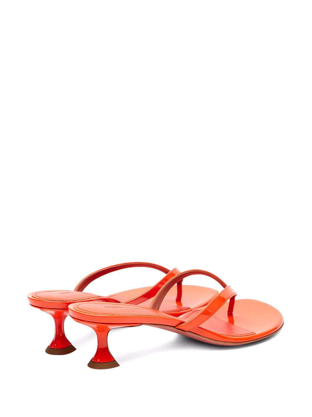 patent-leather sandals - 2