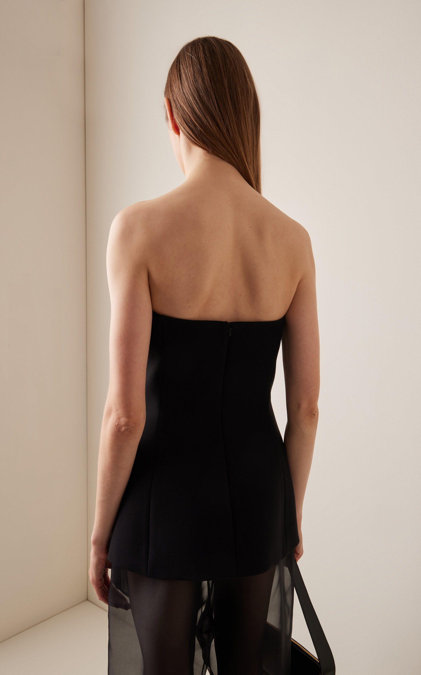 Ayla Wool Bustier Top black - 4