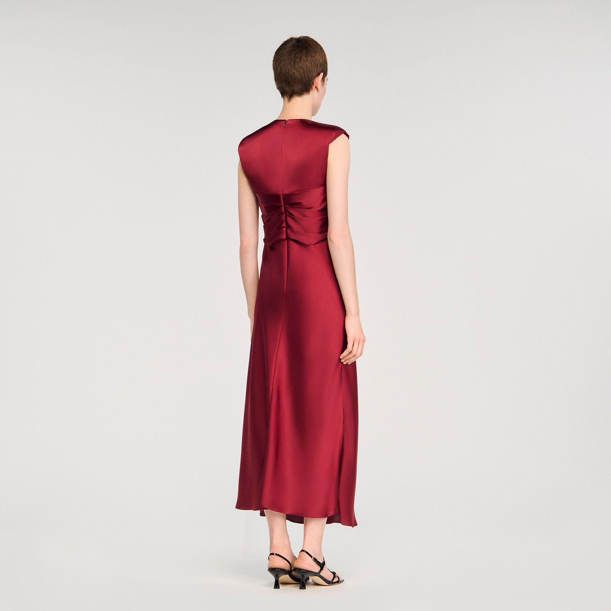 V-NECK MAXI DRESS - 5
