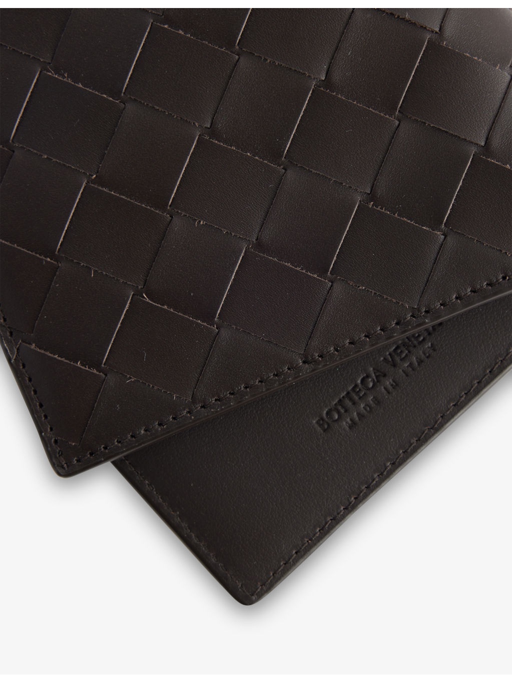 Intrecciato Bifold Leather Wallet - 2