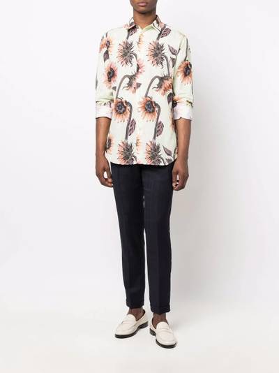 Paul Smith sunflower-print shirt outlook