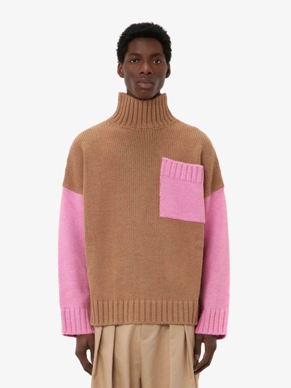 PATCH POCKET TURTLENECK JUMPER - 2