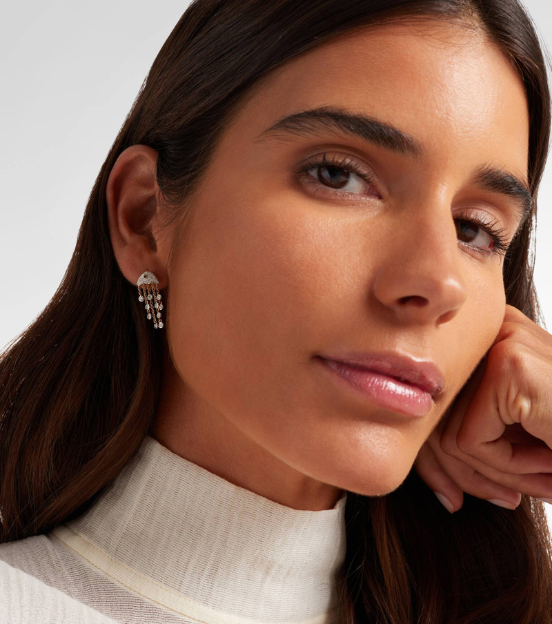 Yvonne Léon Méduse 18kt gold single earring with diamonds outlook