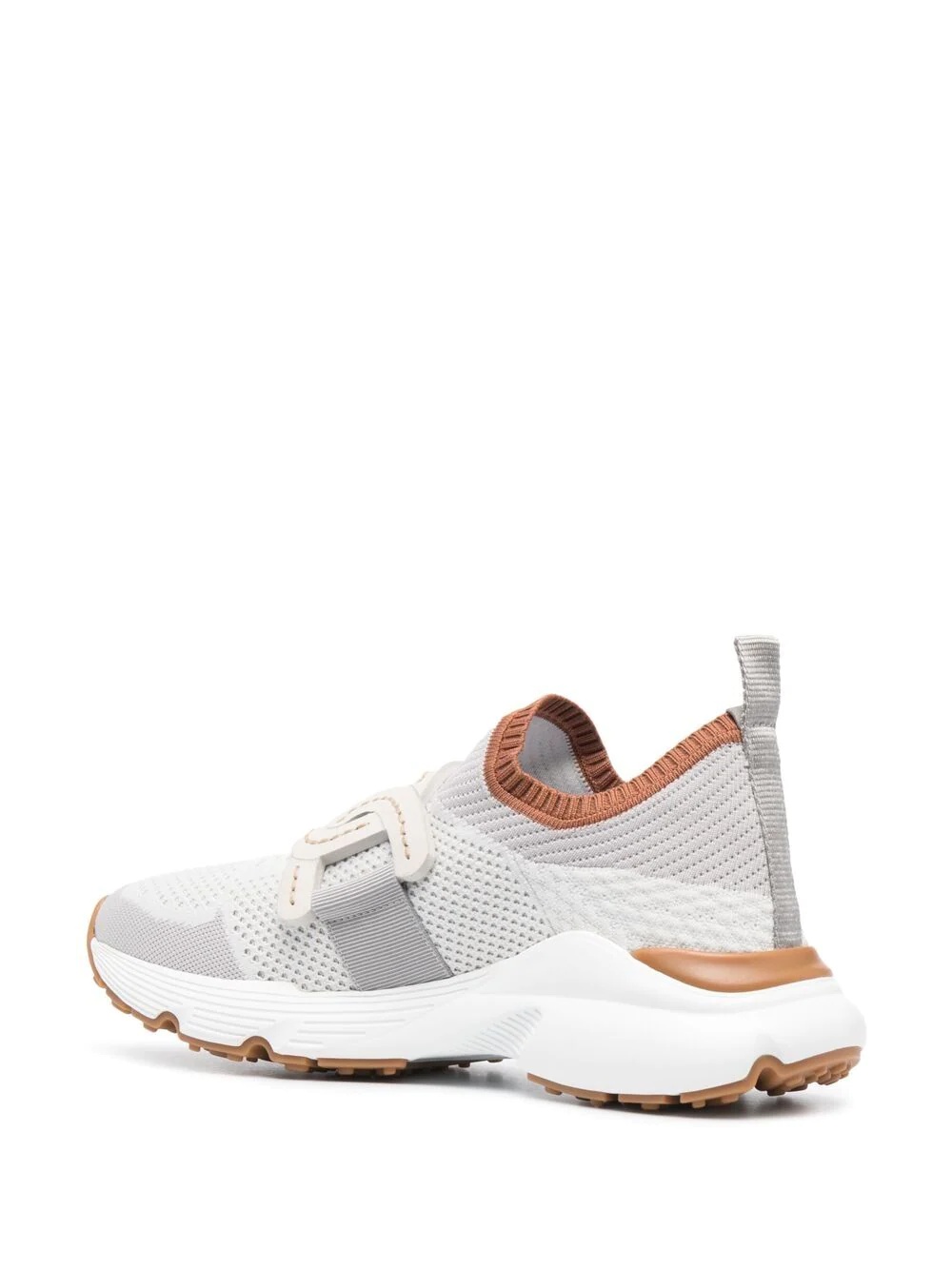 panelled low-top sneakers - 3
