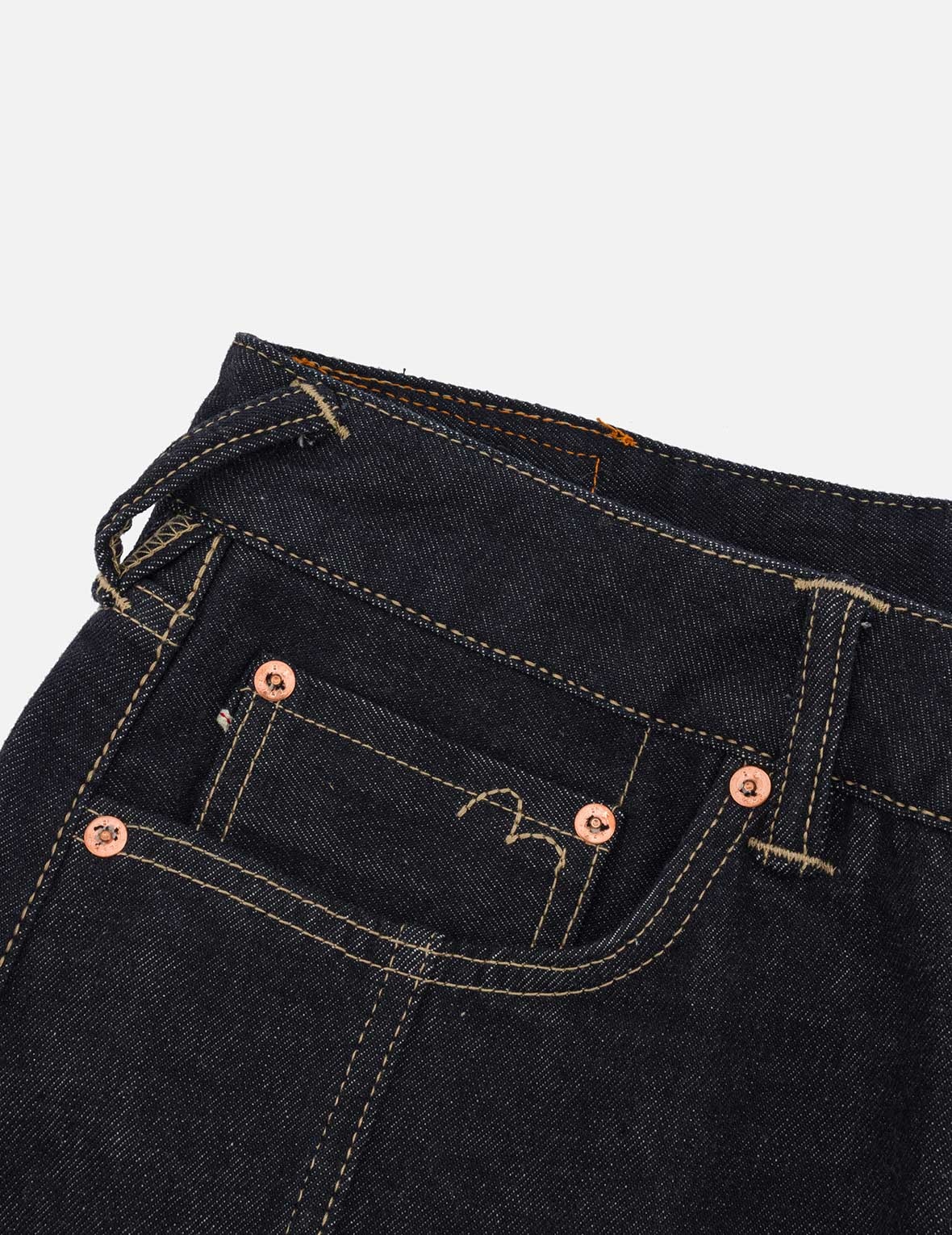 Brushstroke Seagull Print Straight Fit Jeans - 9