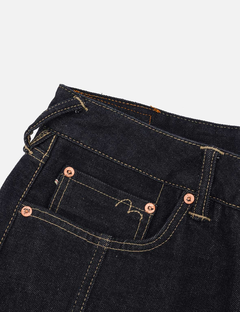 Brushstroke Seagull Print Straight Fit Jeans 9