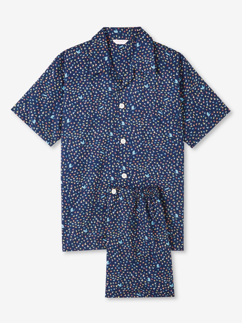 Men's Short Pyjamas Ledbury 58 Cotton Batiste Multi - 1