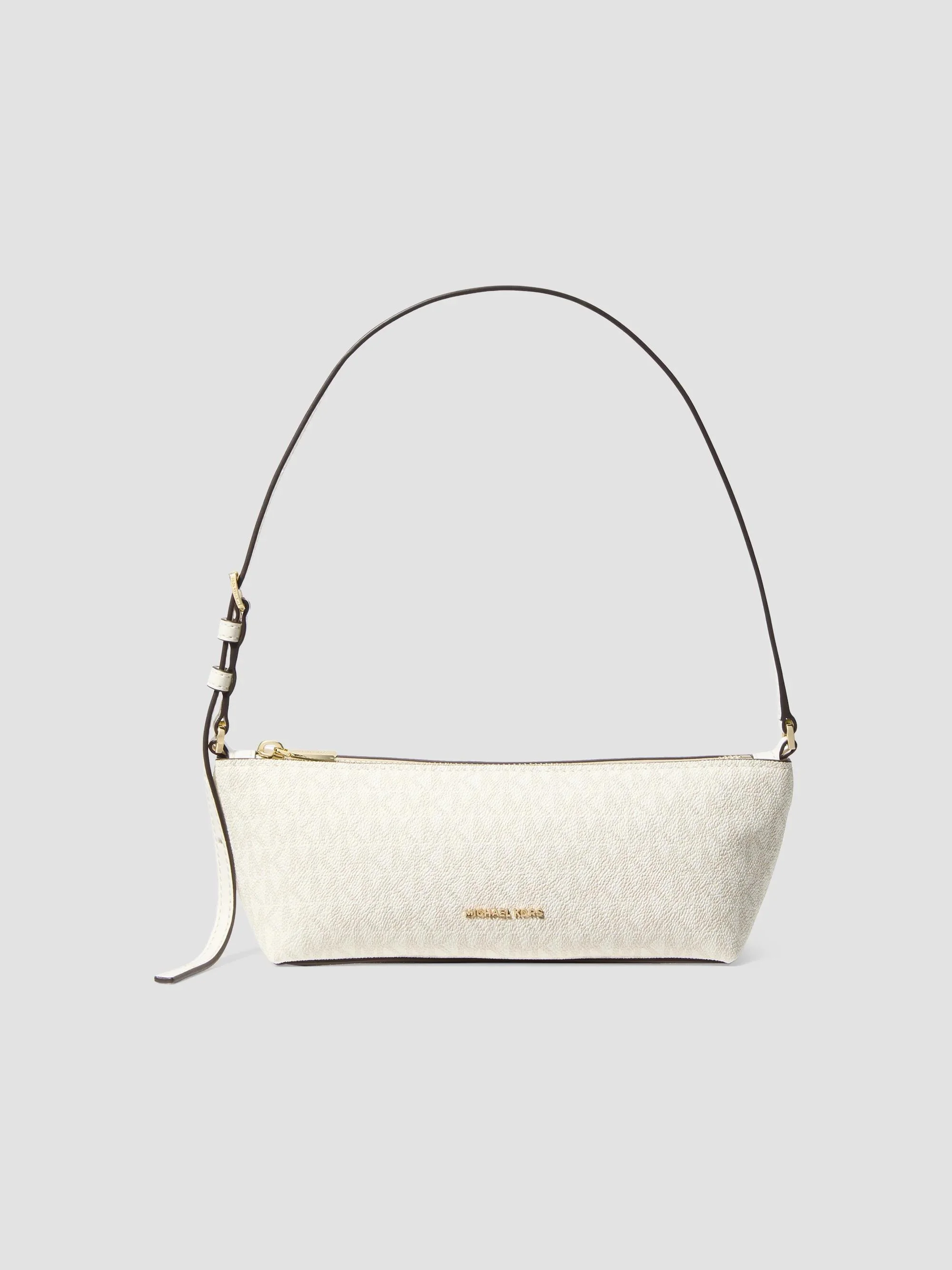Women's Laila Small Monogram East West Pochette - Eggshell - 1
