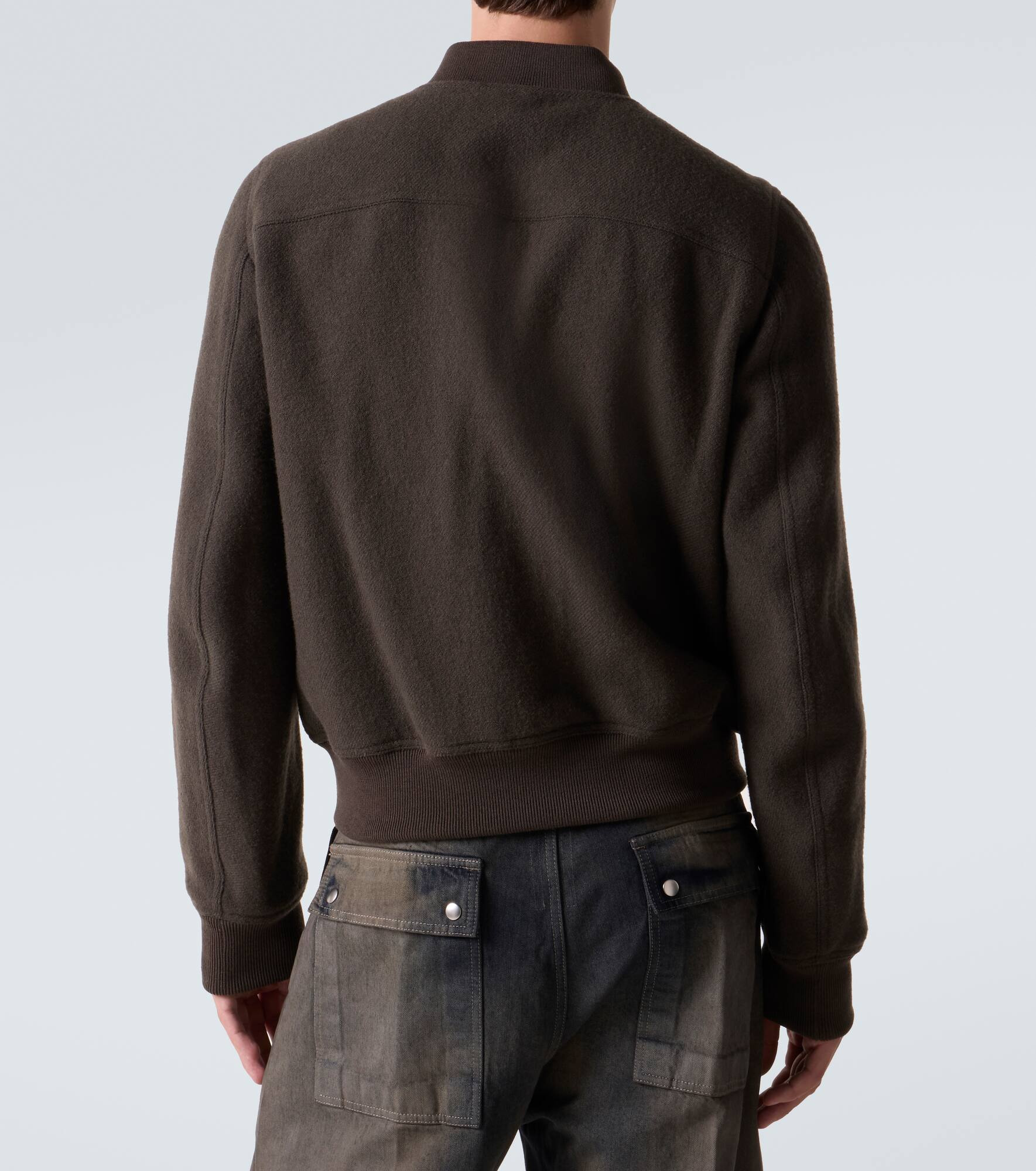 Virgin wool bomber jacket - 4