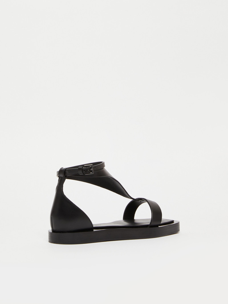 VELAFLAT Flat leather sandals 3