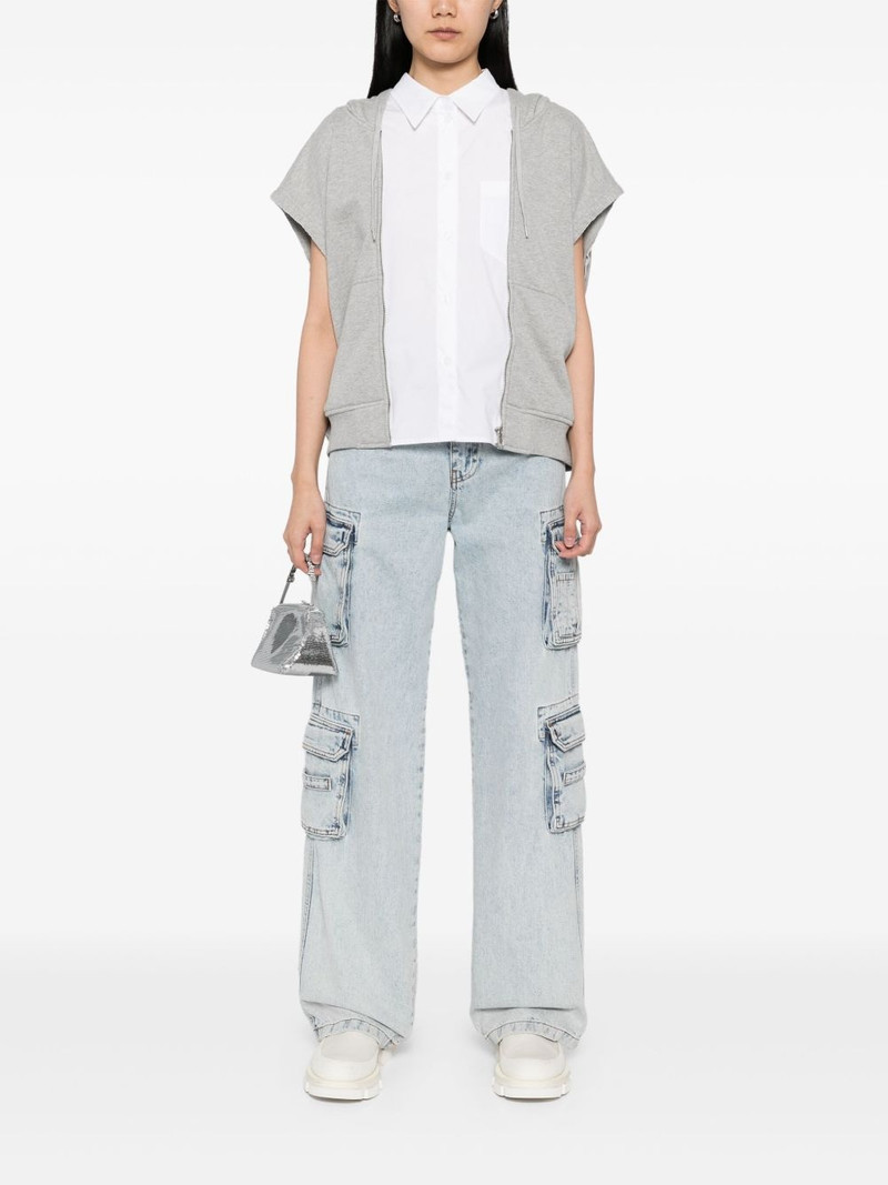 pushBUTTON shirt layered hoodie outlook