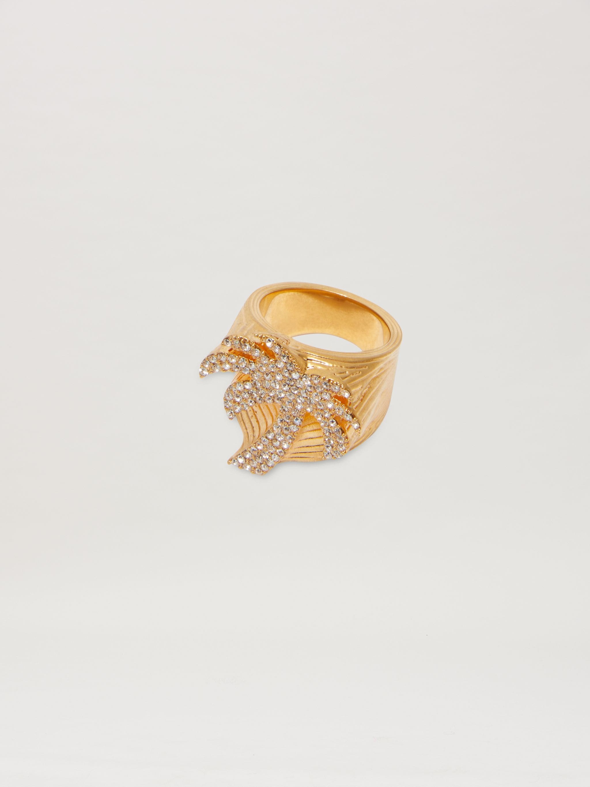 Palm Strass Ring - 3