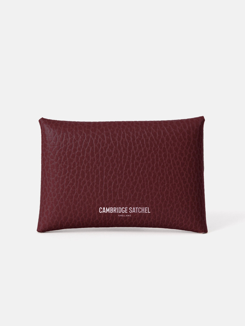 Cambridge Satchel The Mini Purse - Oxblood Celtic Grain outlook