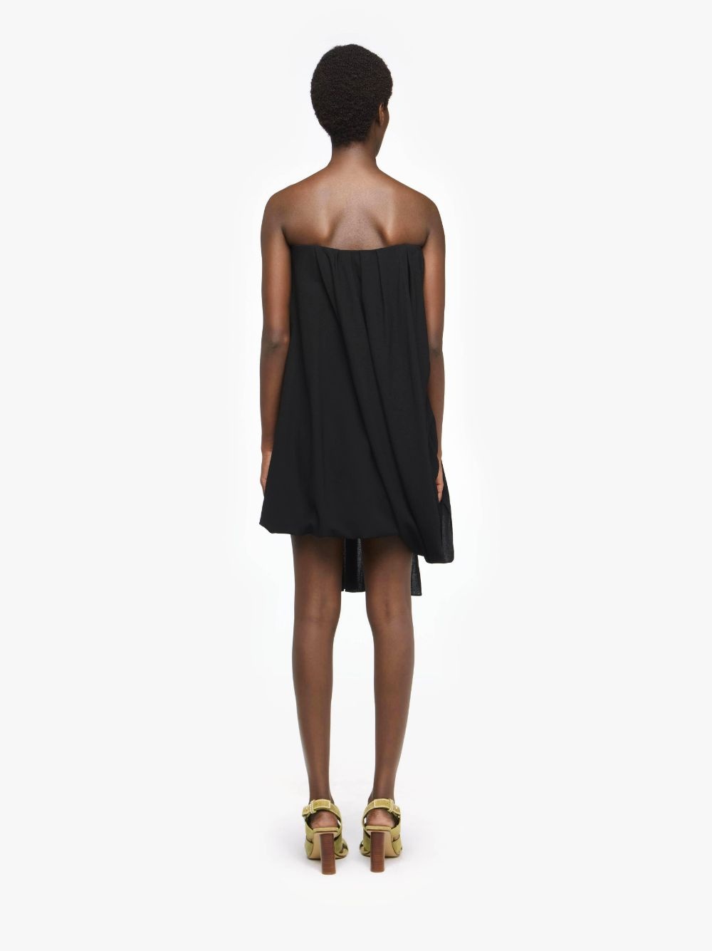 DRAPED BUSTIER DRESS - 3