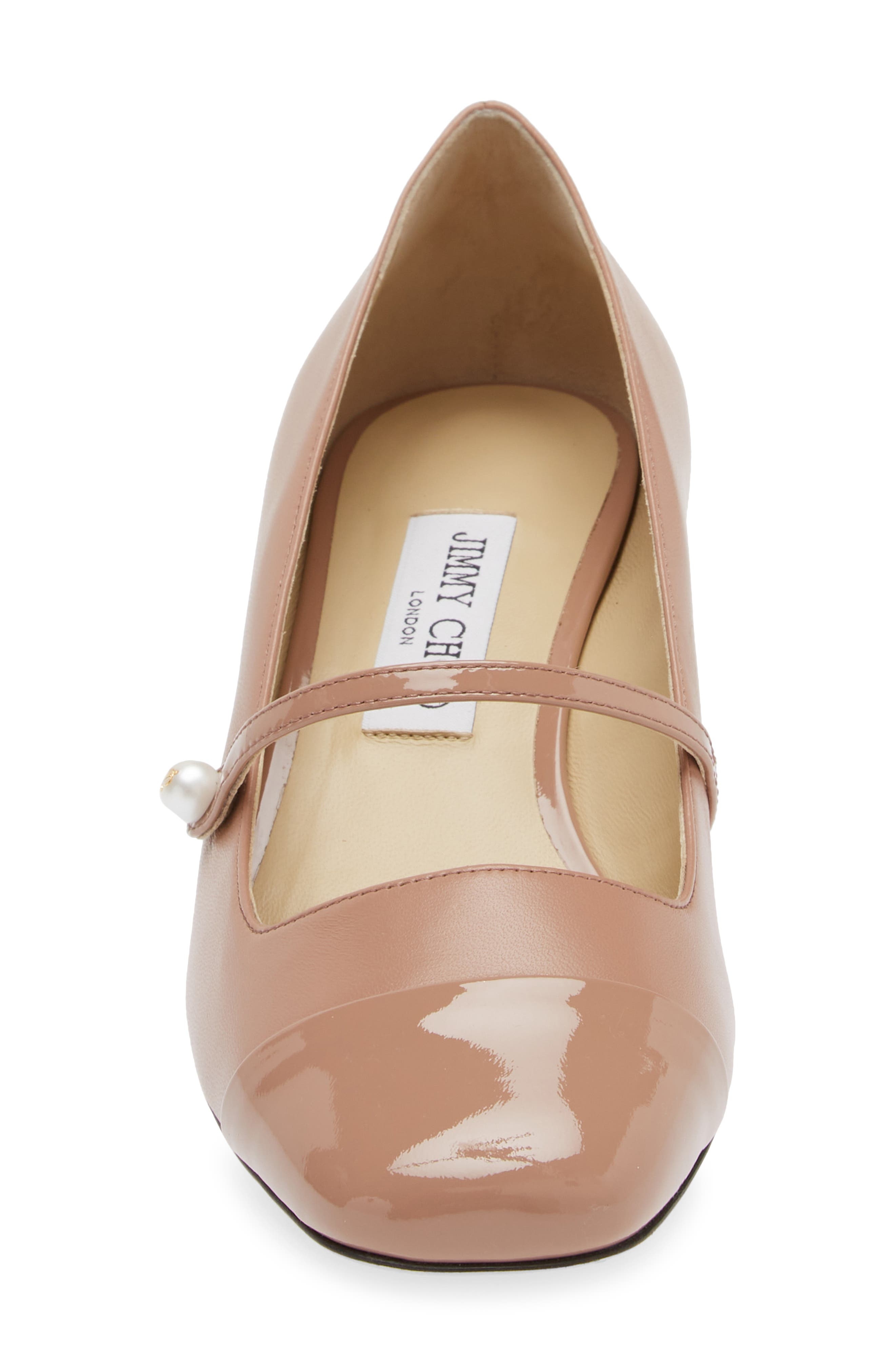 Jimmy Choo Elisa Cap Toe Mary Jane Pump in Ballet Pink/Ballet Pink at Nordstrom - 4