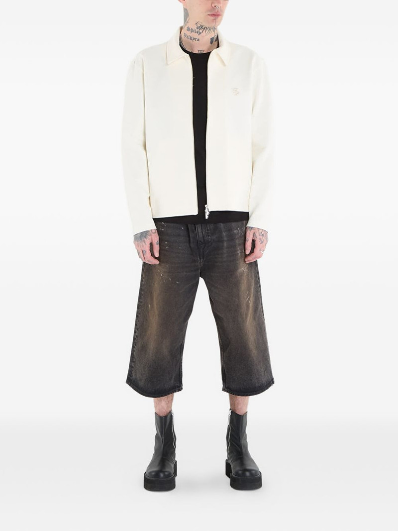 Filling Pieces Coach logo zip-up jacket outlook
