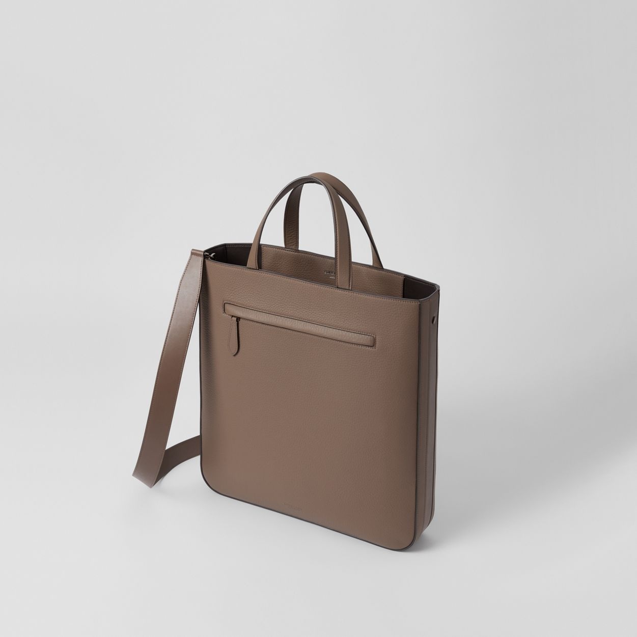 Grainy Leather Tote - 5