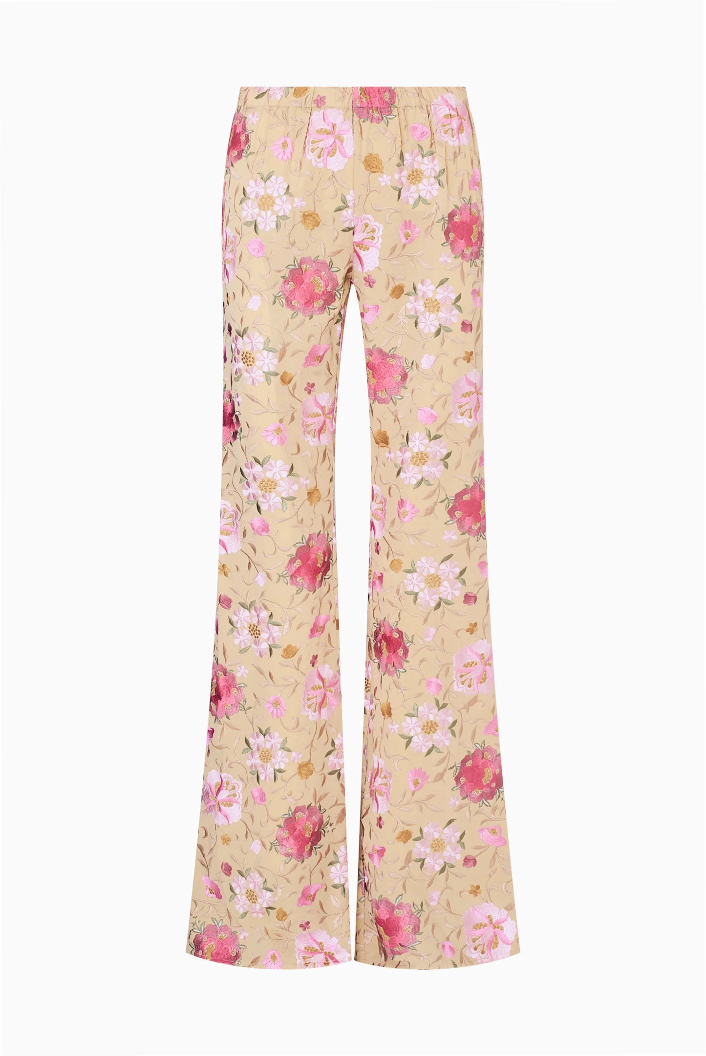 Janae Embroidered Wide Leg Pant - 1