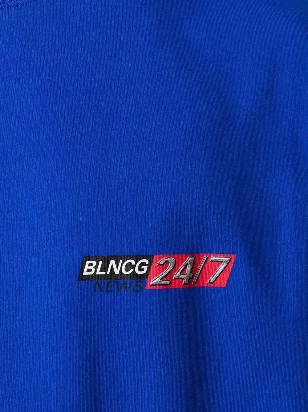 logo-print oversize T-shirt - 5