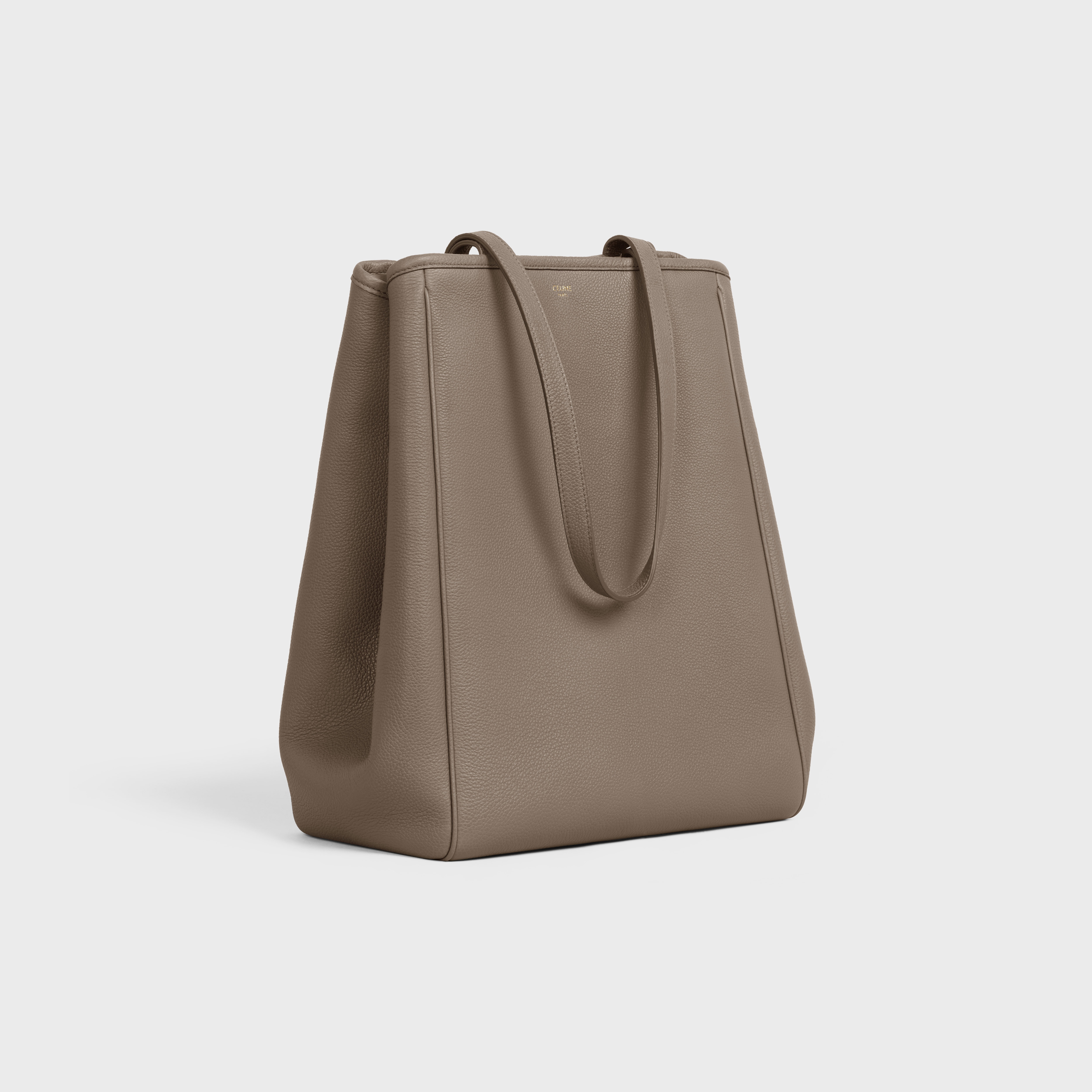 Medium Folded Cabas in Grained Calfskin - 2