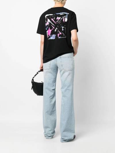 Off-White Bleach Baby baggy flared jeans outlook