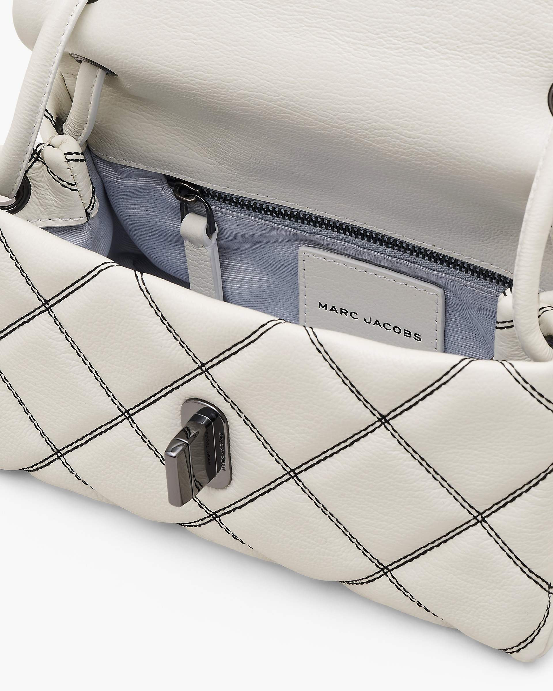 THE BI-COLOR QUILTED MINI DUAL SHOULDER BAG - 4