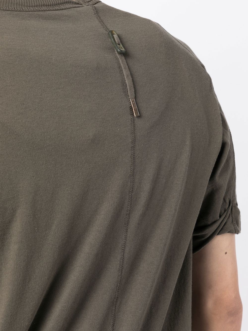 rear pull-tab detail T-shirt - 5