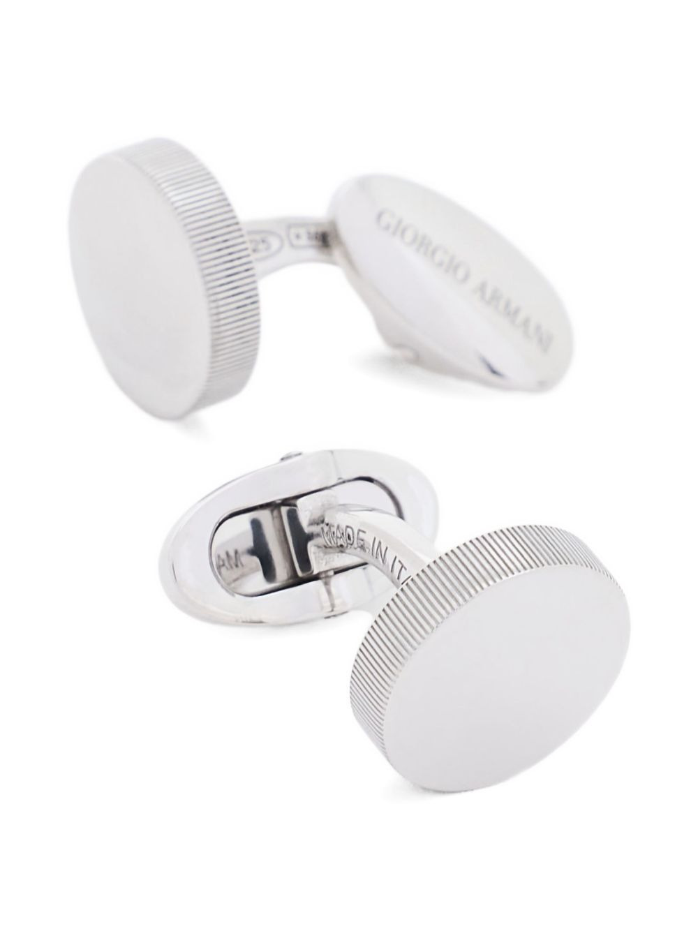 ROUND POLISHED CUFFLINKS - 4