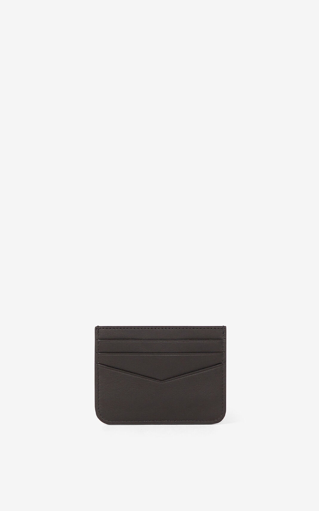 KENZO Logo leather card holder - 2