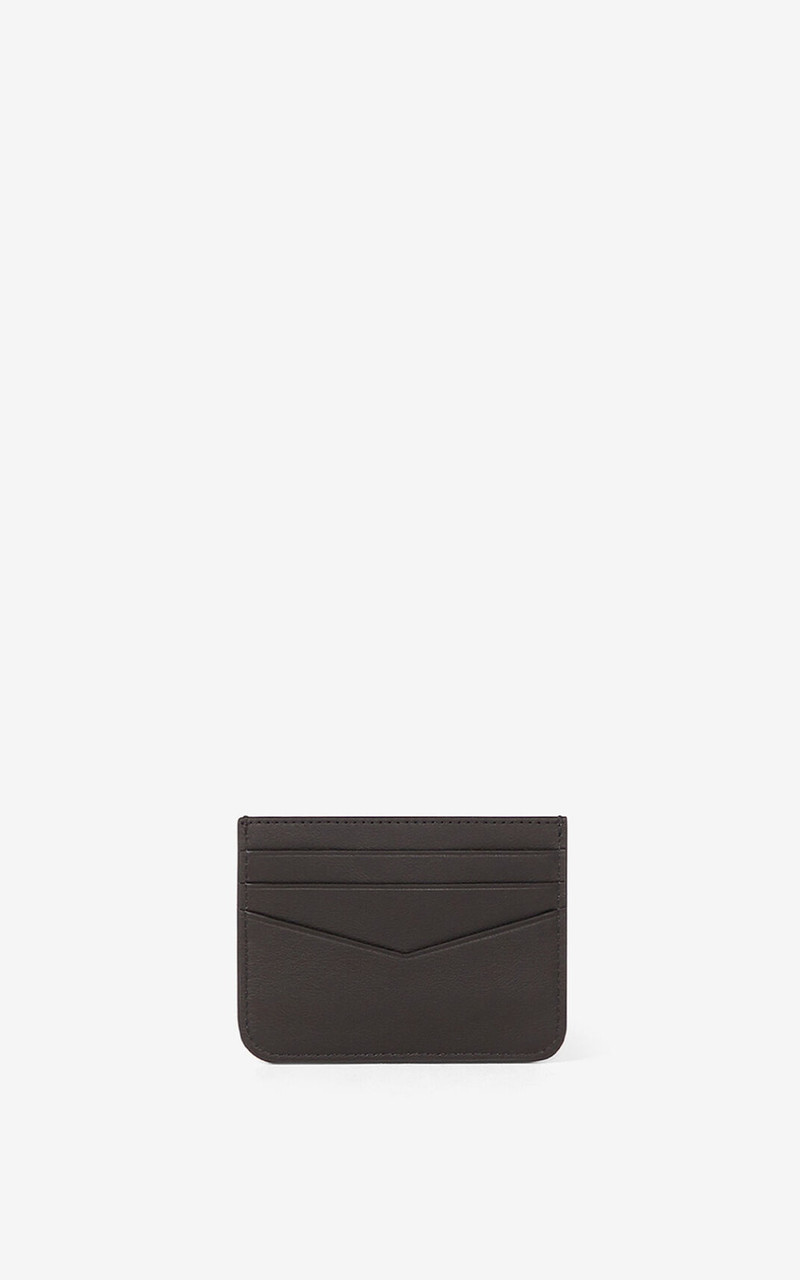KENZO KENZO Logo leather card holder outlook