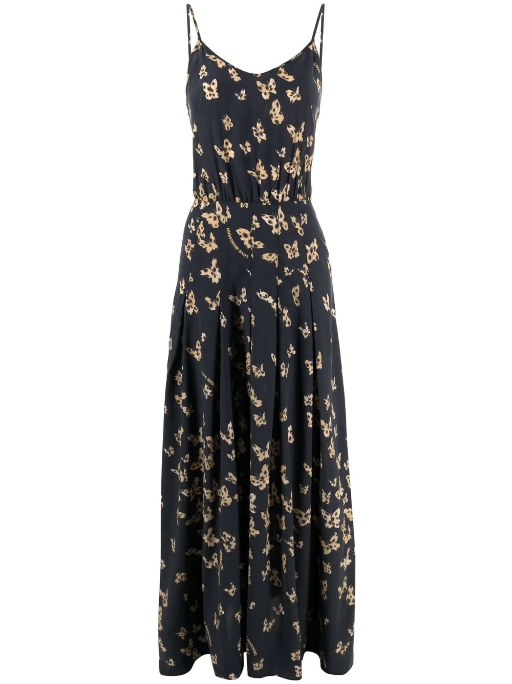 butterfly print maxi dress - 1