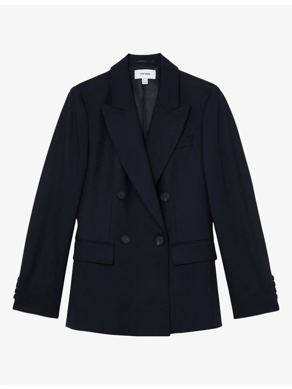 Solene Double-Breasted Wool-Blend Blazer - 1