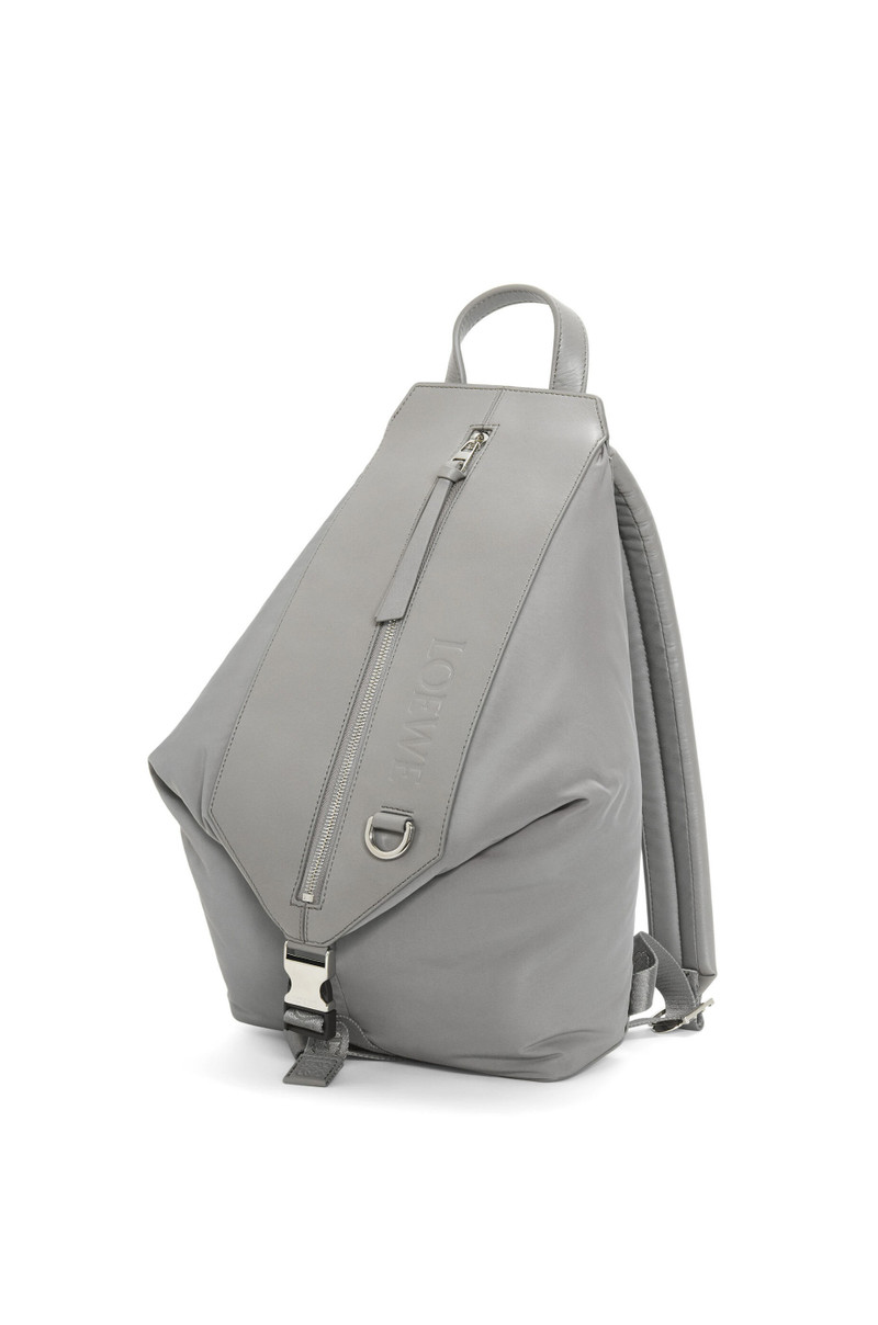 Loewe Small Convertible backpack in nylon and calfskin outlook