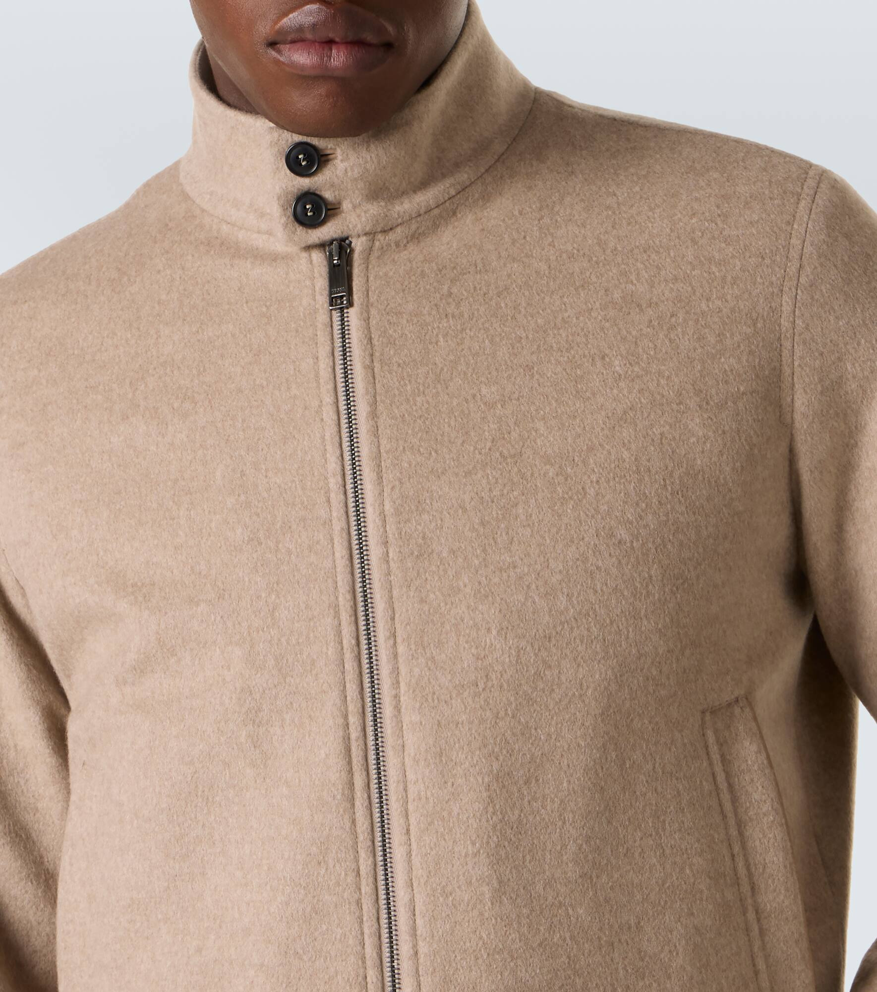 Cashmere bomber jacket - 6