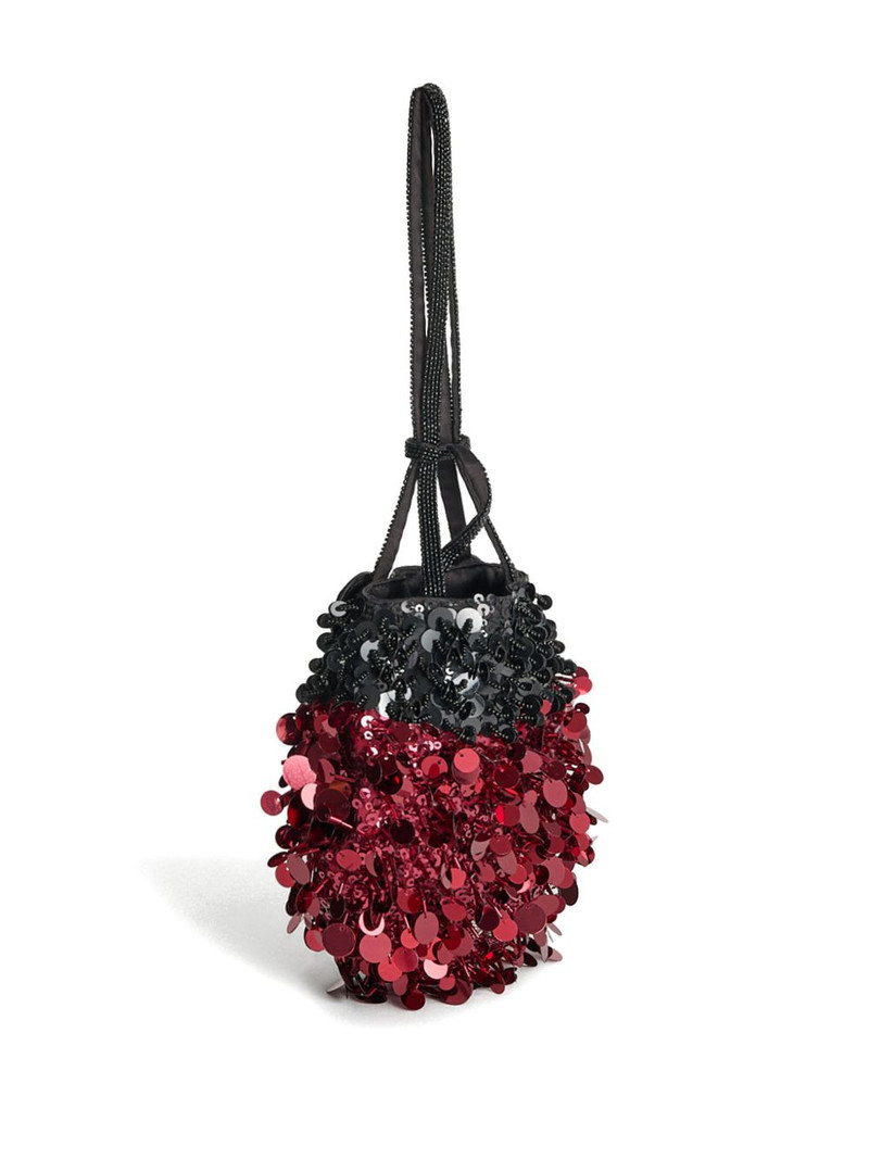 Anya Hindmarch Ladybird sequin bucket bag outlook