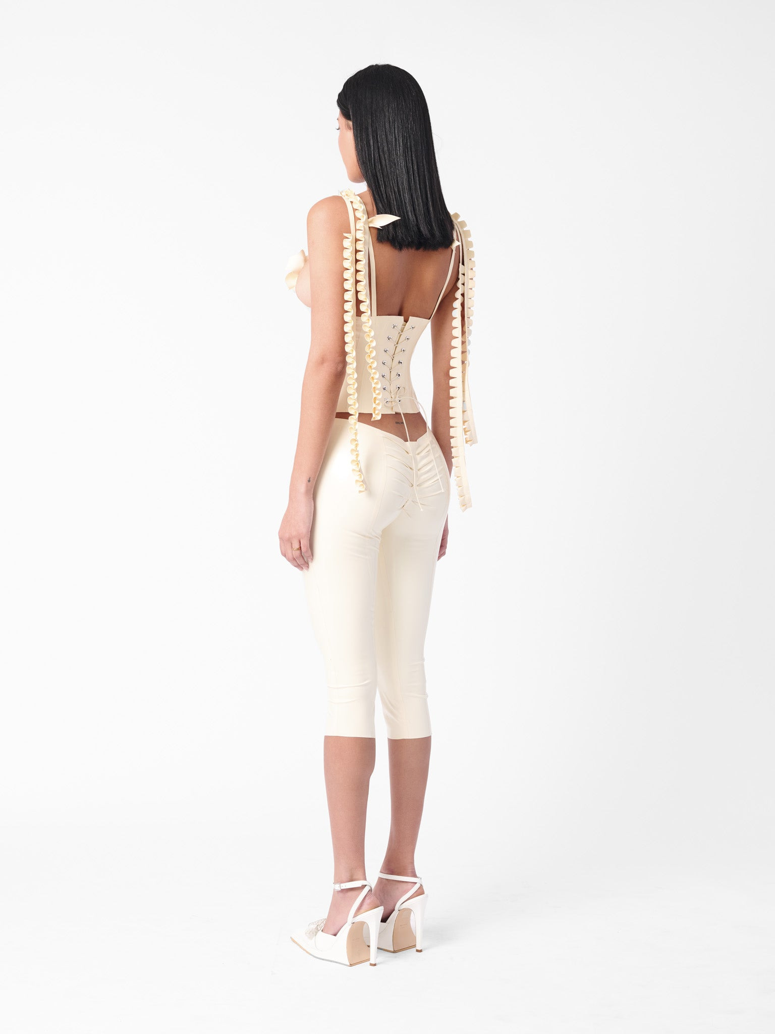 ANNAMARIA LATEX TOP WHITE - 5