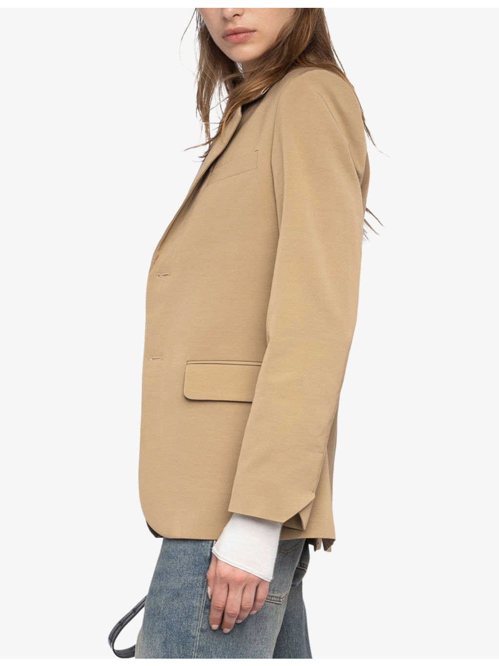 Vanille Regular-Fit Stretch Cotton-Blend Blazer - 4