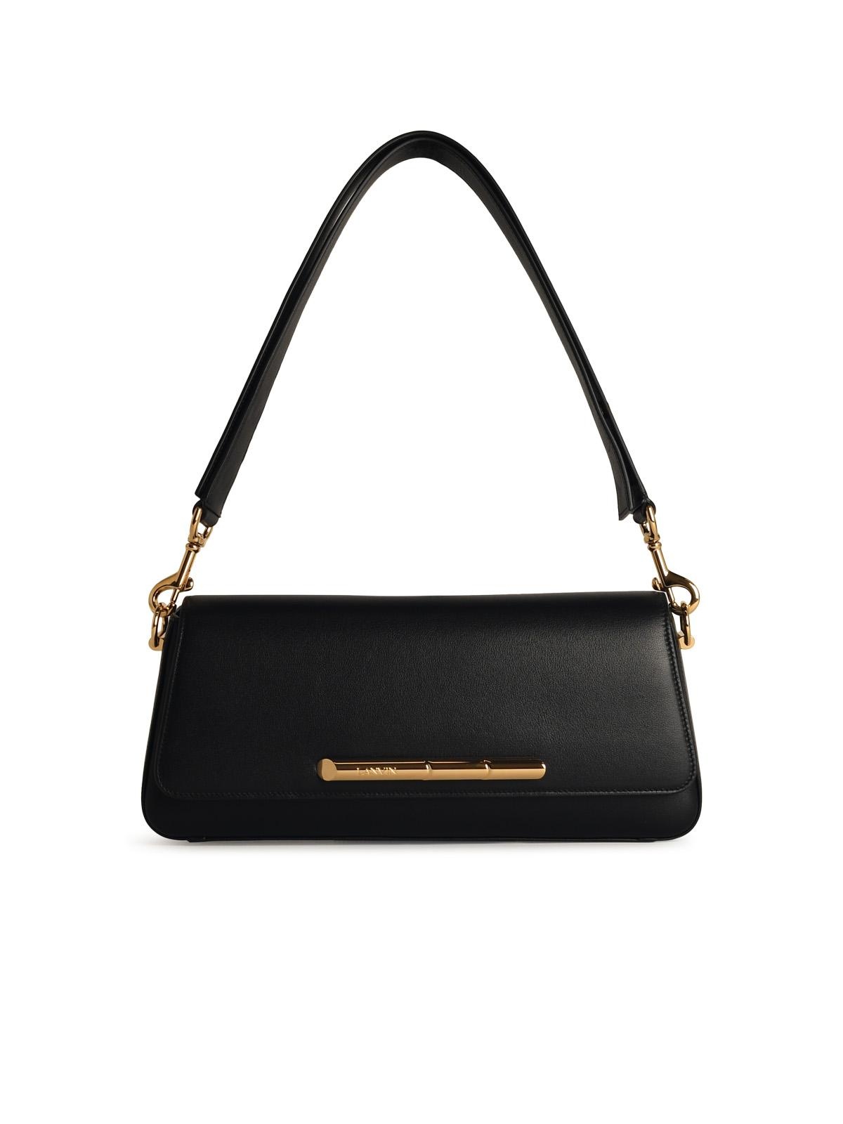 Lanvin 'Sequence' Black Leather Crossbody Bag Woman - 1