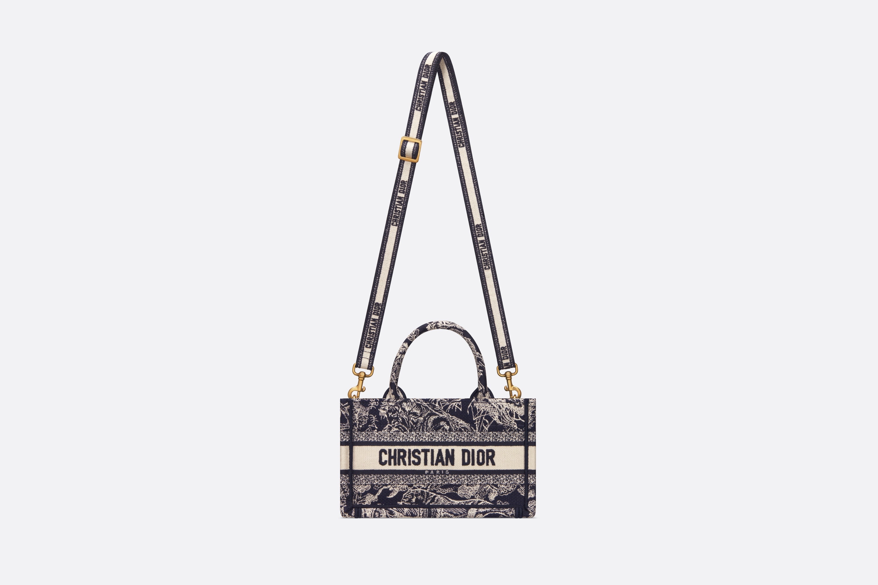 【DIOR】Dior Book Tote バッグ ミニ Dior Mini Dior Book Tote with Strap | REVERSIBLE