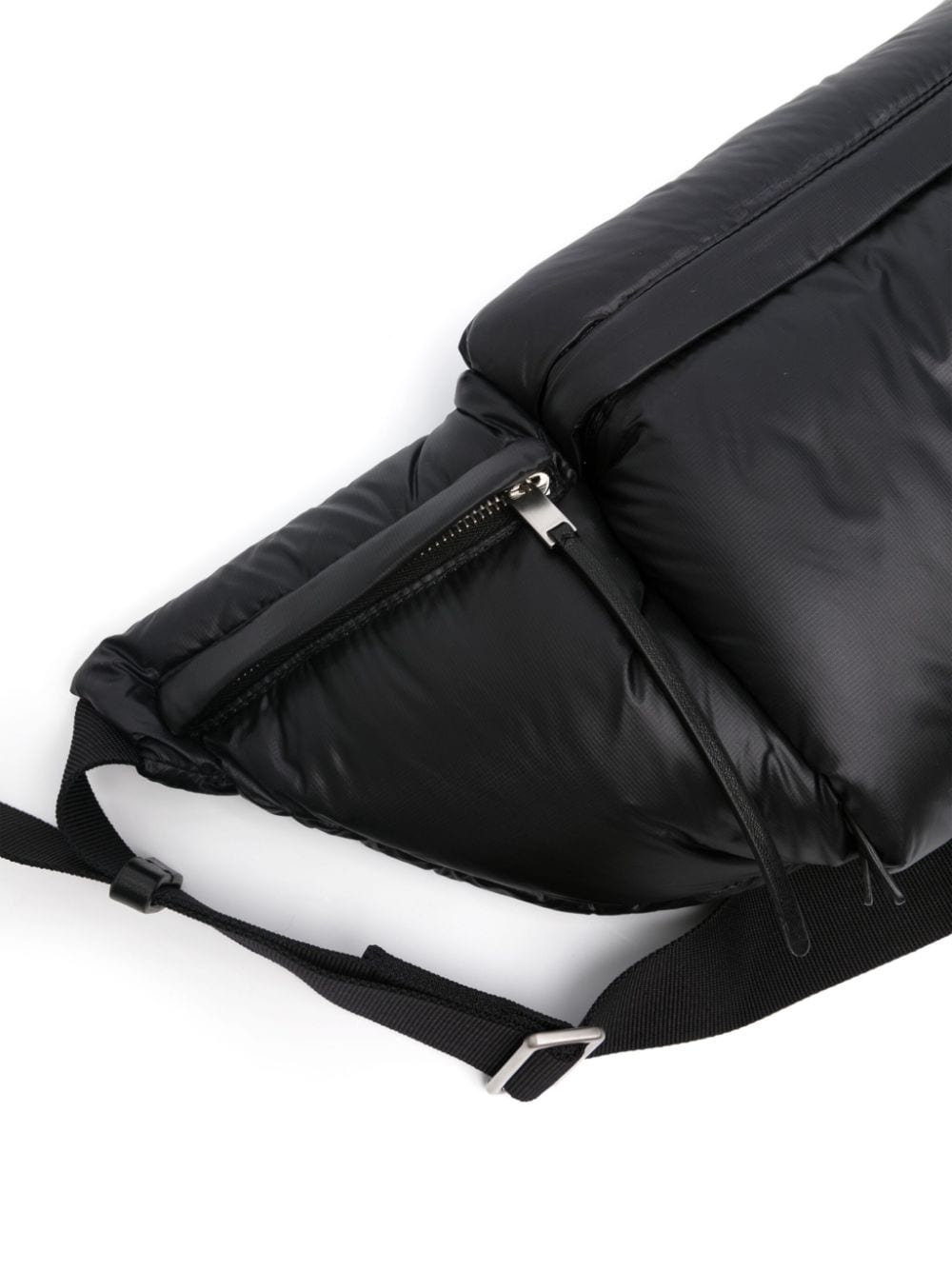 logo-print padded belt bag - 4