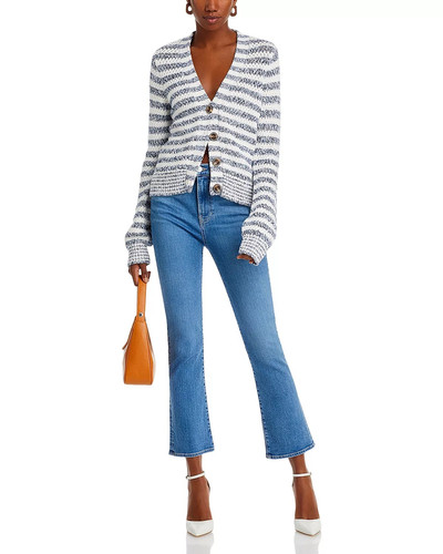 VERONICA BEARD Carly High Rise Cropped Flare Leg Jeans in Bright Lake outlook