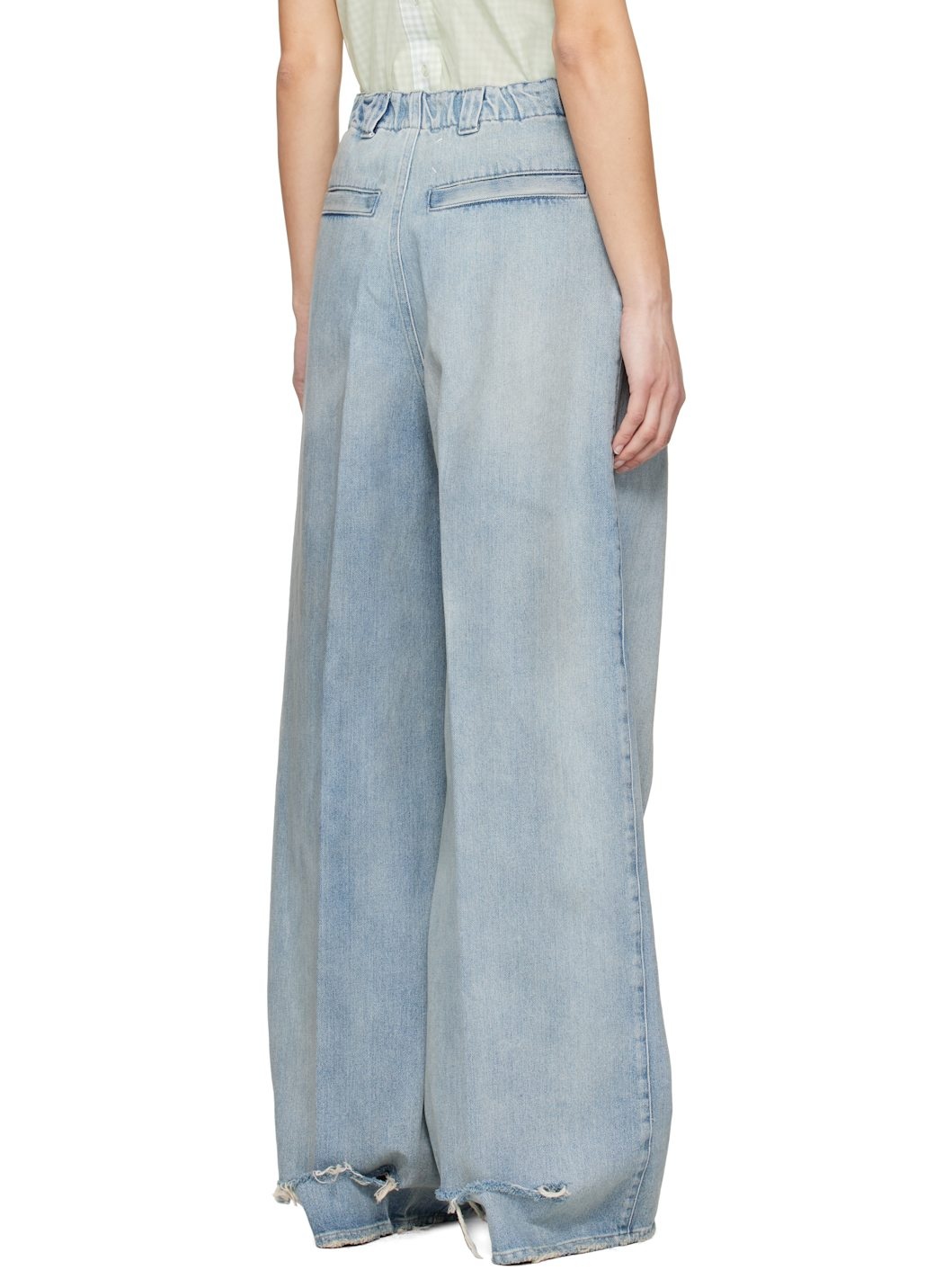 Blue 5 Pocket Jeans - 3